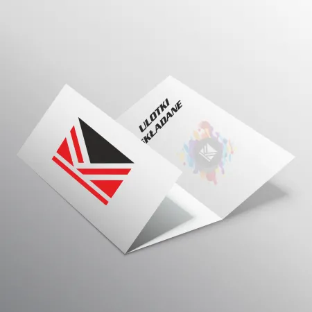 Ulotki składane 3xDL papier 130g